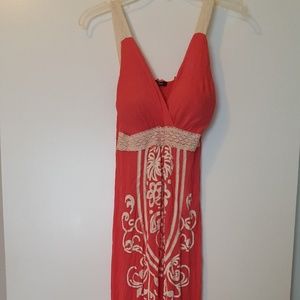 Gorgeous maxi-dress with beautiful embellishment